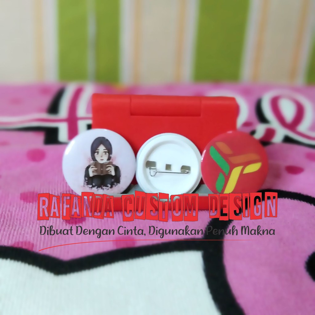 Pin Bros Peniti Kecil Custom Boleh Beda - Beda Gambar
