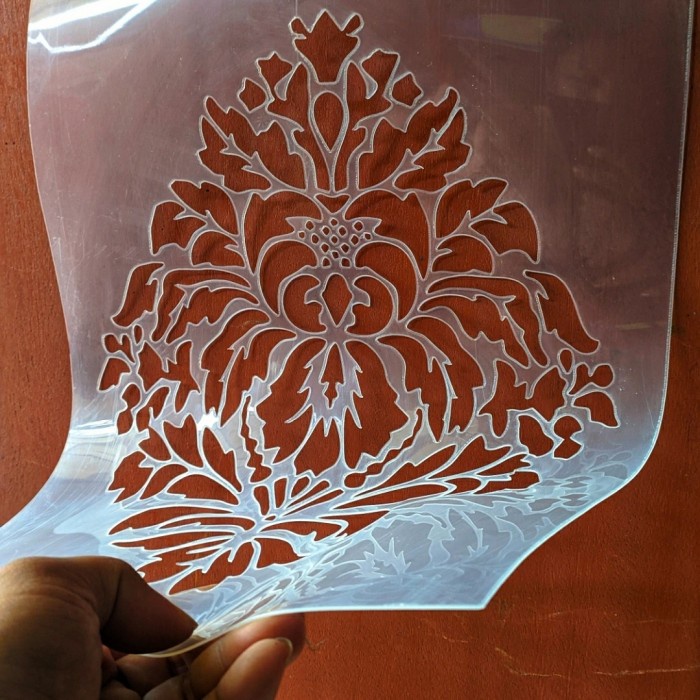 

Trendi Stencil Cetakan Cat Dinding Motif Damask 1 Ukuran 40X30 Bahan Tebal Terbatas