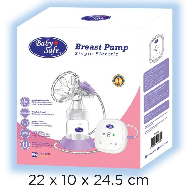 Baby safe BPE01 Breastpump Electric Single Pump/ Pompa ASI Bayi Elektrik Babysafe