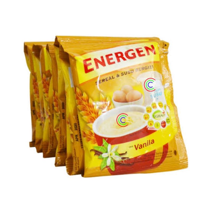 (Renceng) Energen Vanila Vanilla Sereal Susu 10Sachet