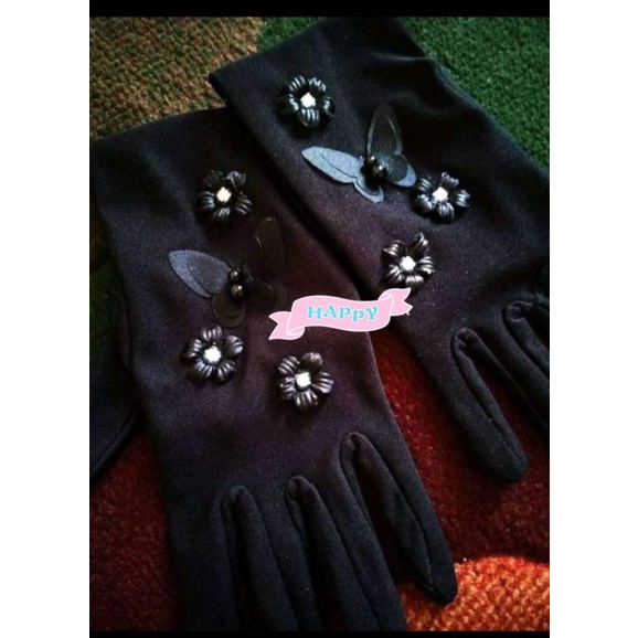 kaos tangan motif bunga murah temboro