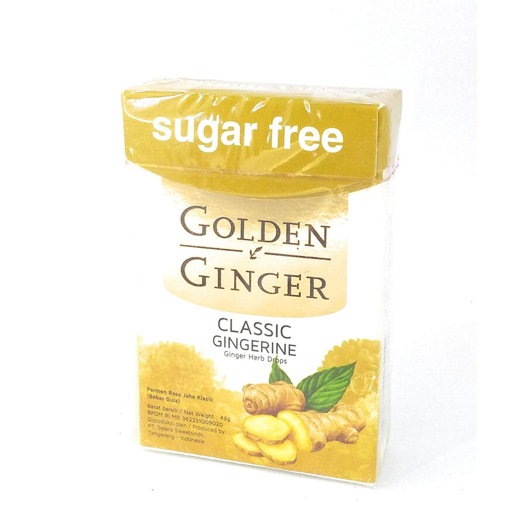 

Permen Golden Ginger Candy Rasa Lemon & Classic 45gr