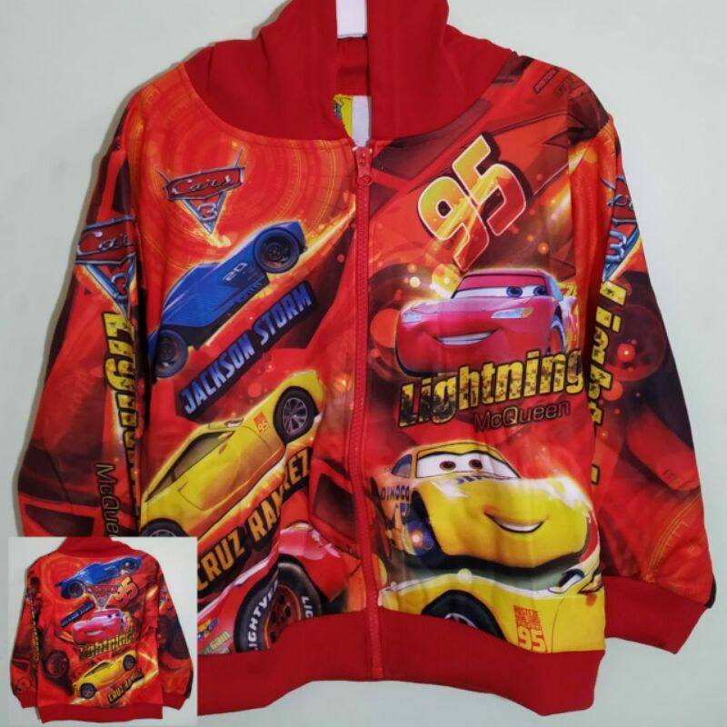 Sz m l xl jaket anak karakter CARS MQ QUEEN/JAKET ANAK COWOK KARAKTER