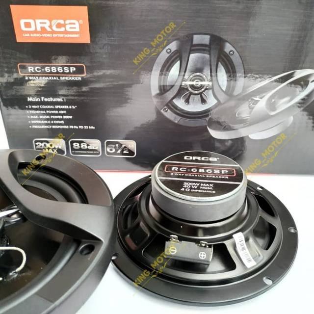 Speaker Coaxial 2-Way ORCA RC-686SP/RC686SP/686