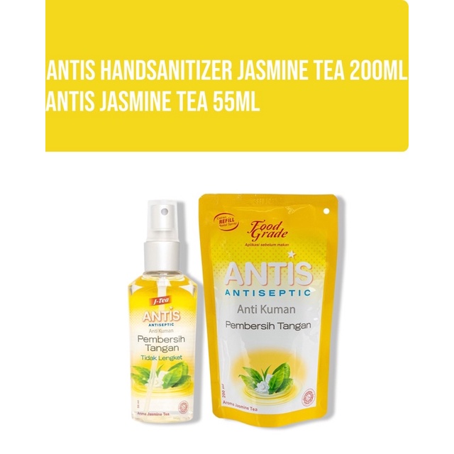 Bundling Antis Jasmine Refill Jasmine Tea 200ml Botol Spray