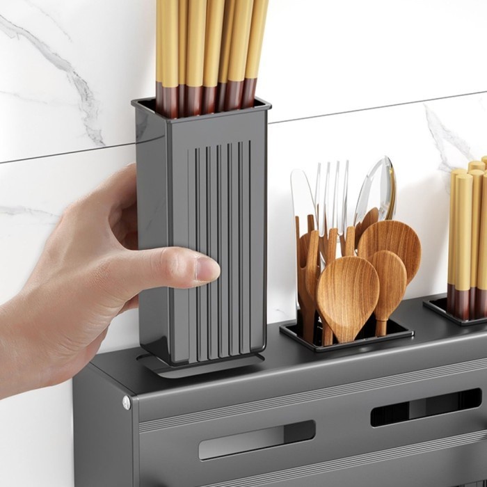 METAL SHELFER - RAK PERALATAN DAPUR AESTHETIC MULTIFUNGSI