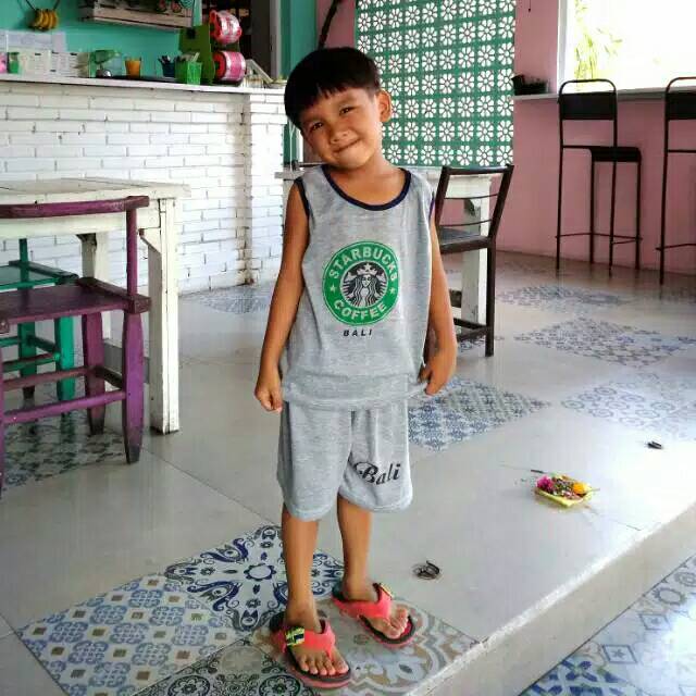 Setelan anak singlet khas Bali PernikBali