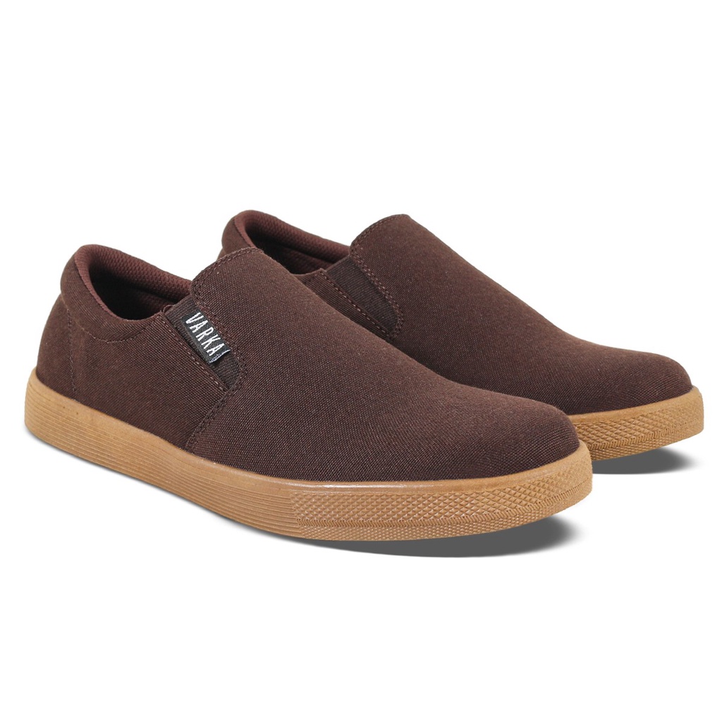 Sepatu Slip On Pria V 44812 Model Terbaru Brand Varka Sepatu Casual Santai Jalan Murah Berkualitas