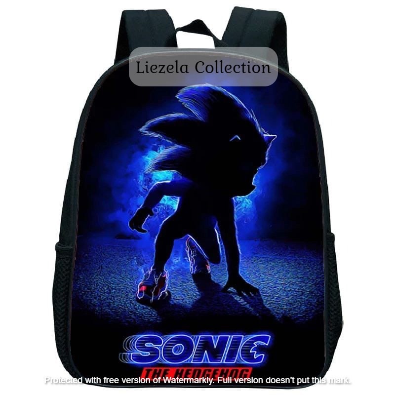 Tas Karakter Anak Tas Anak Anak Tas Gambar Sonic Tas Sekolah Anak Laki Laki Tas Anak PAUD,TK dan SD