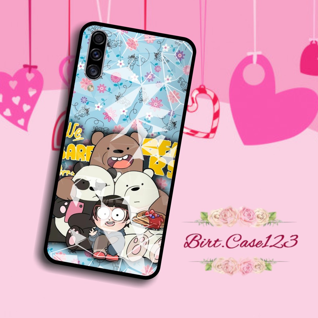 softcase diamond gambar WE BARE BEARS Oppo A3s A1k A5 A9 2020 A7 F9 A5s A31 A52 A92 A37 A53 BC686