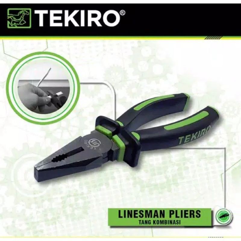 TANG KOMBINASI TEKIRO 8, 7 DAN 4 1/2 INCH / LINESMAN PLIERS TEKIRO
