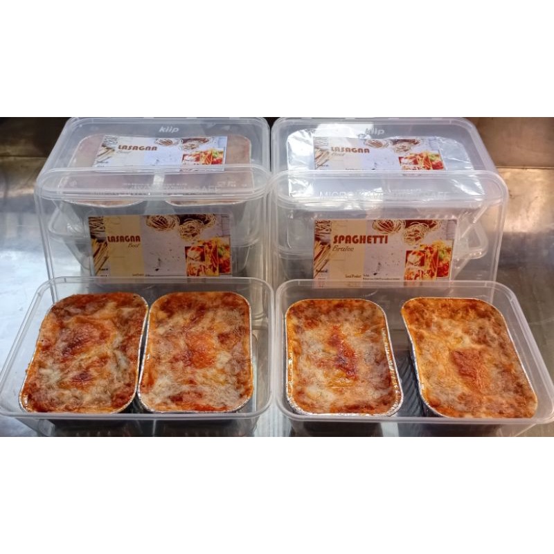 

Lasagna frozen isi 2 cups, Macaroni schotel frozen, Spaghetti spaghetty brulee frozen,,klapetart