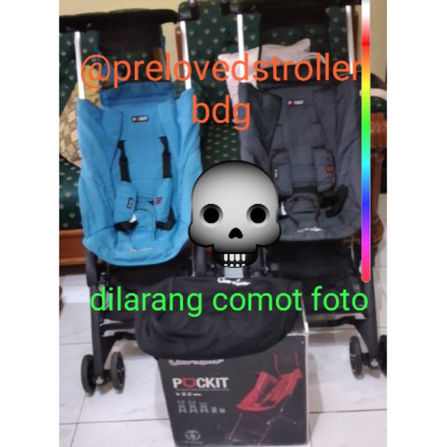 Stroller pockit preloved gen 4 bisa tiduran dan duduk