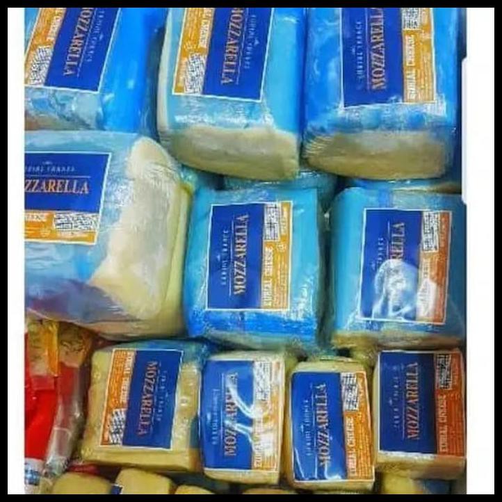 

Termurah Keju Mozarella Perancis Halal Impor 1 kg