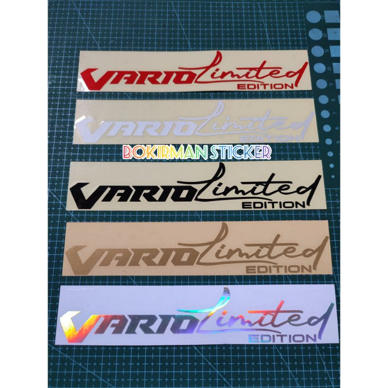 STICKER VARIO LIMITED EDITION CUTTING