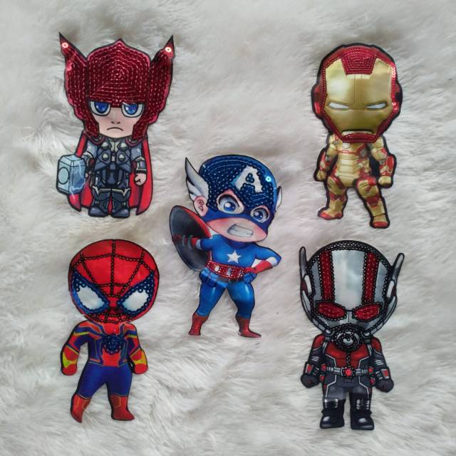 patch- aplikasiGambar super hero LED nyala