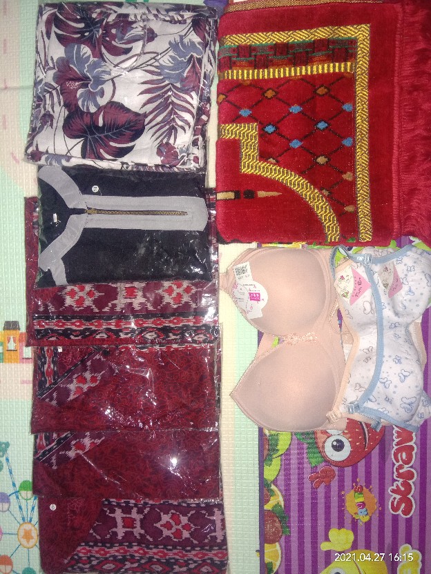 Batik Couple Keluarga Sania Ruffle Ori Ndoro Jowi Dnt Mega Mendung Merah