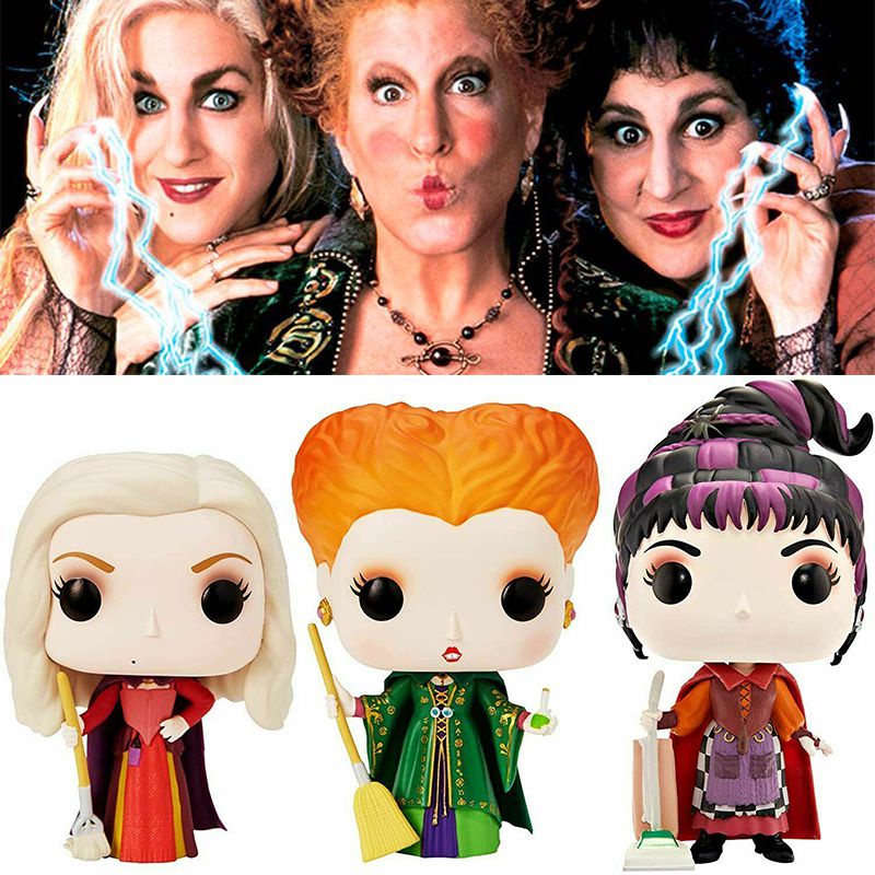 Pocus Hocus Of Action Cute Spirit Winifred Sarah Mary Mainan Figure Halloween