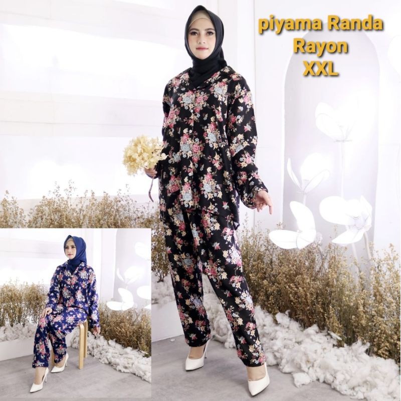 JOSJOLI_STORE/Aria Randa Caris XXL LD 120/Piyama Rayon Tie Dye Kekinian/Randa /Aria/Caris PP