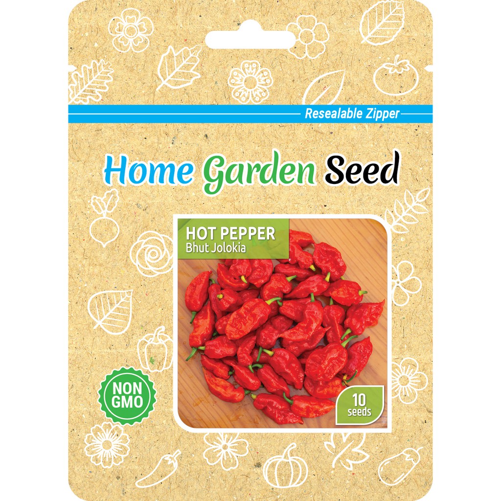 Benih Cabai Ghost Bhut Jolokia - Hot Pepper - Home Garden Seed