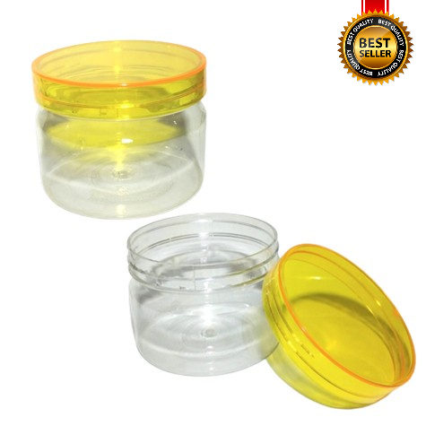 Toples Tabung Jar 330ml Toples Bulat Bening Pet Transparan