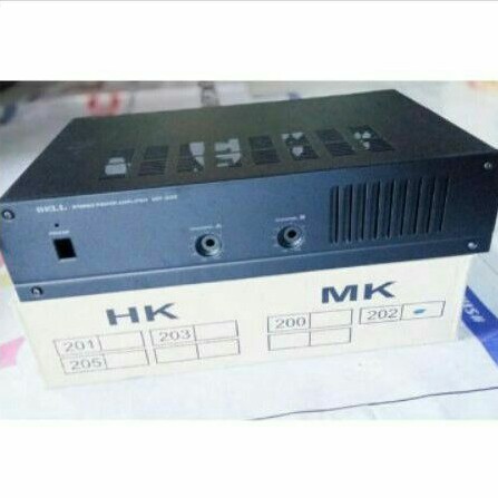 Box power Amplifier Stereo BELL MK 202
