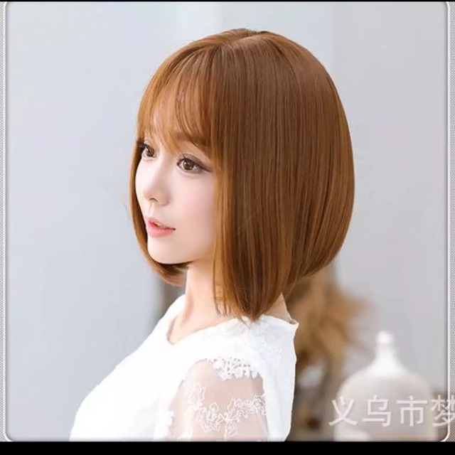 wig poni pendek wanita