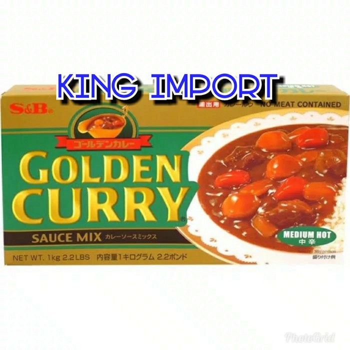 

S&B Golden Curry Medium Hot 1Kg Bumbu Kari Jepang