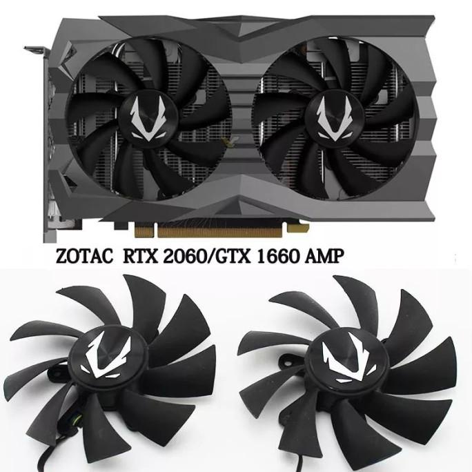 Kipas Fan Zotac Gtx 1660 Rtx 2060 2070 Super Mini 87mm 4pin