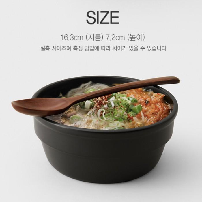 Mangkuk | Saint James Cook Bowl Black Mangkuk Keramik Dolsot Bibimbap Soup Korea
