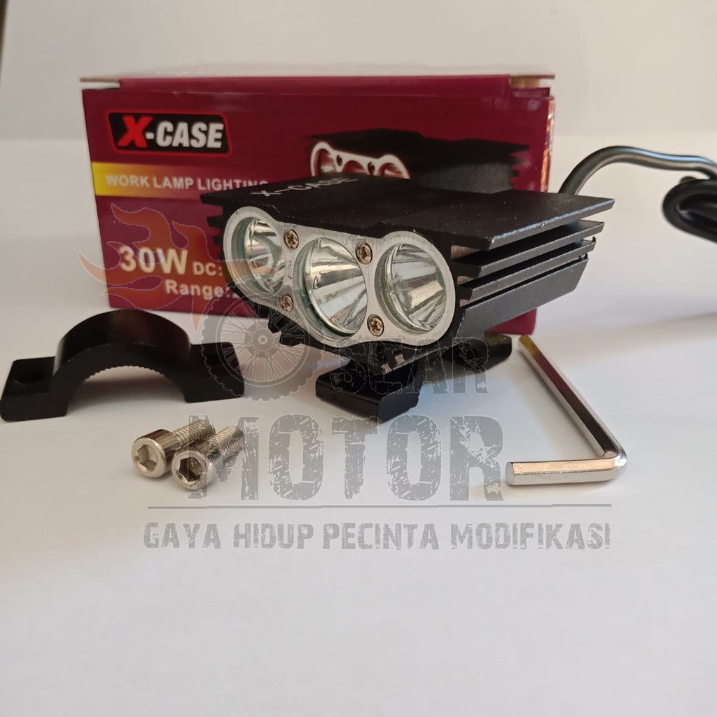 Lampu tembak model owl led 3 mata lampu sorot ultrafire 3mata burung hantu bandungan rx king byson motor