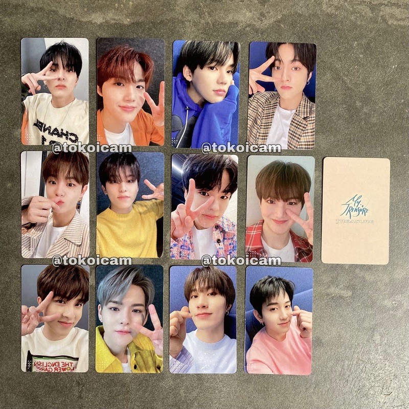 Photocard TREASURE Effect SELFIE Ver My Treasure | Haruto Hyunsuk Yoshi Junkyu Asahi Jeongwoo Jihoon