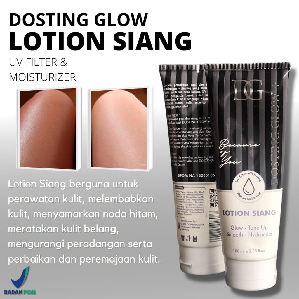 Aurelleo HB Dosting Pemutih badan Ampuh Memutihkan Kulit Badan Lotion Dosting Siang
