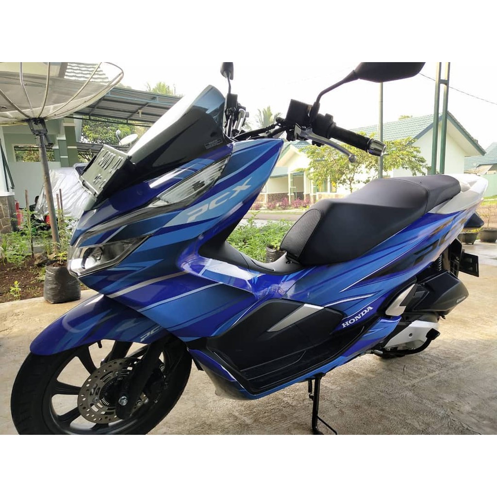 Decal Stiker Full body PCX 150 PCX 160 PCX 2025 - Grafis Biru