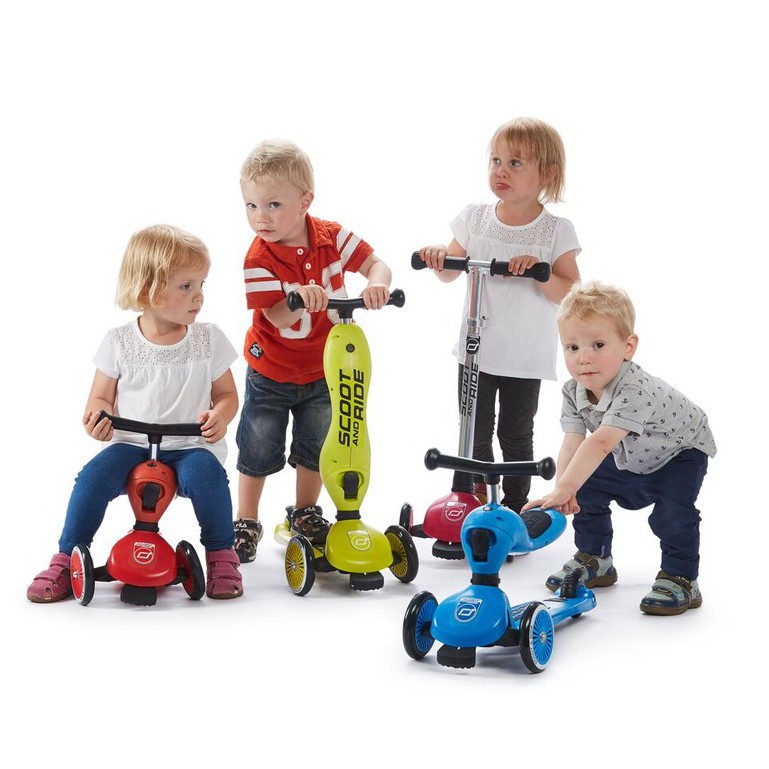 Scoot and Ride Highway Kick 1 Two-in-One Kickboard Scooter Bike Skuter Sepeda Anak Kado Bayi