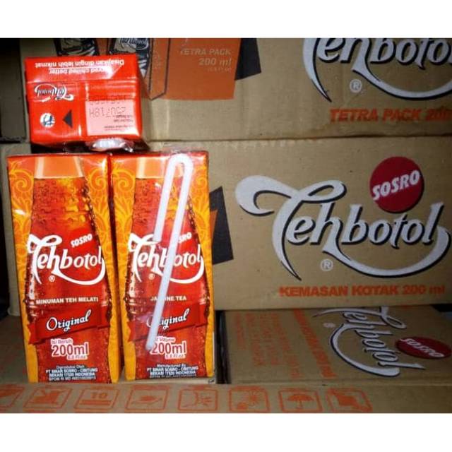 

Teh Botol Sosro 200ml Kemasan Kotak