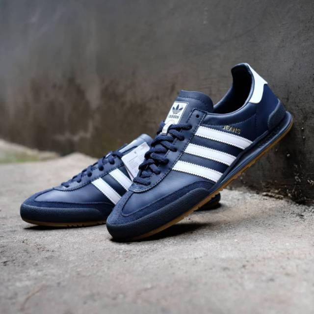 adidas jeans leather