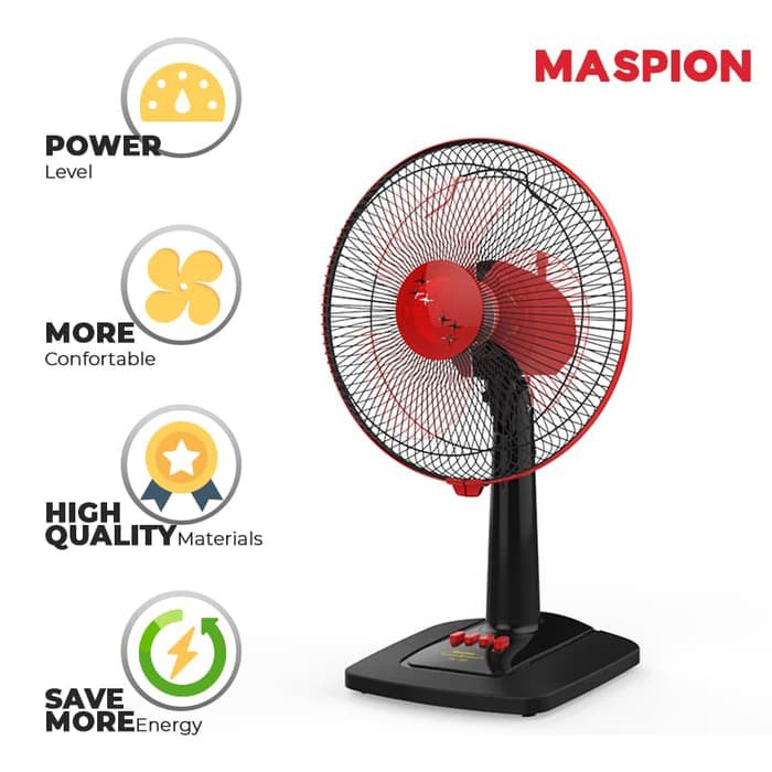 Maspion EX307 Kipas Angin Desk Fan 12 inch EX-307