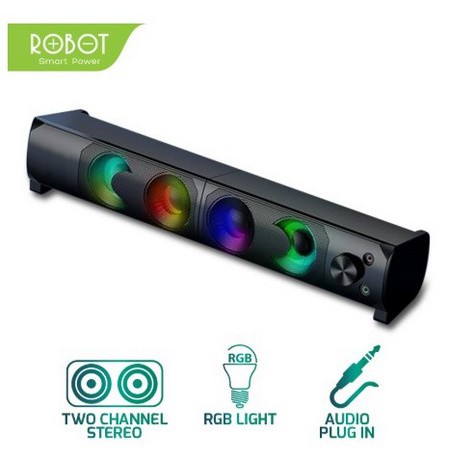 ROBOT RS300 E-Sports Gaming Soundbar Speaker With RBG Lightning Effect