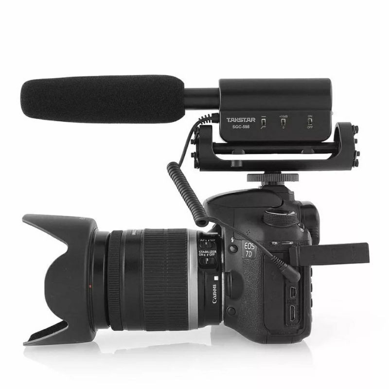 Takstar SGC-598 Condenser Microphones Shotgun Microphone Mic Kamera DSLR Camcorder SGC598 Mikrofon