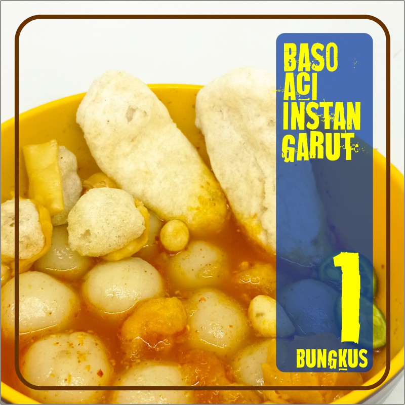 

baso aci instan isi daging ayam cingcang abah asli garut