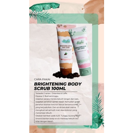 BODY SCRUB RISDA SKIN GLOW RSD (LULUR BADAN RSD)