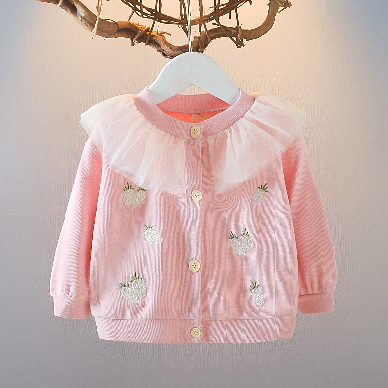 CHUBBI 2 Sweater/Cardigan Anak Bayi Perempuan Rajutan Fruit