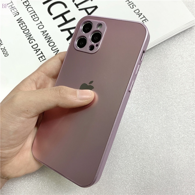 Hard Case Metallic Matte Anti Fingerprint / Fade compatible for Iphone 11 / 12 / 13pro Max / X / Xr / Xsmax / 7 / 8plus