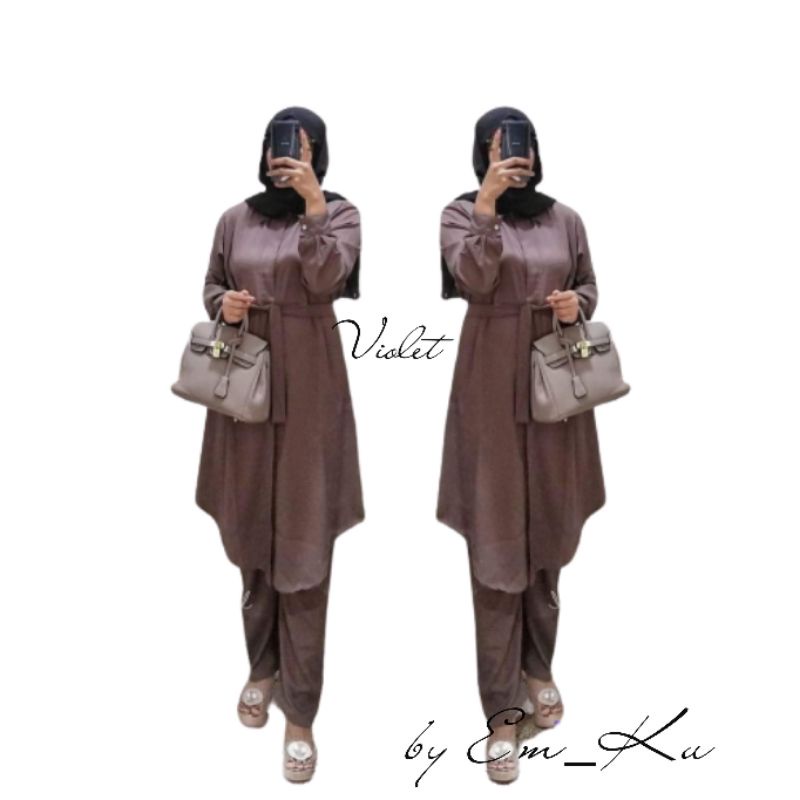 SET WANITA  MUSLIM/ STELAN MUSLIM/SET WANITA/PAKAIAN  MUSLIM WANITA