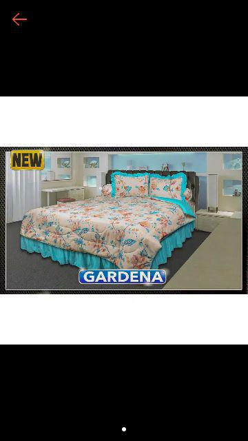 Sprei My Love King 180 Cm X 200 Cm Corak Gardena