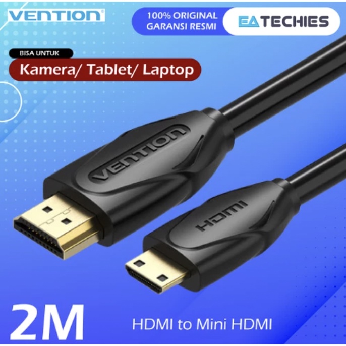 [1M - 2M] Vention Kabel HDMI to Mini HDMI v1.4 Full HD 3D - D02