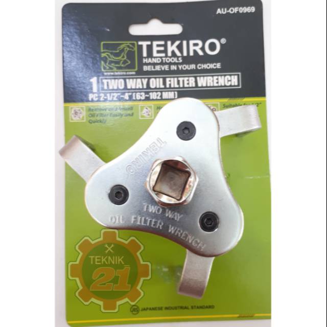 TWO WAY OLI FILTER WRENCH KUNCI FILTER OLI MOBIL TEKIRO