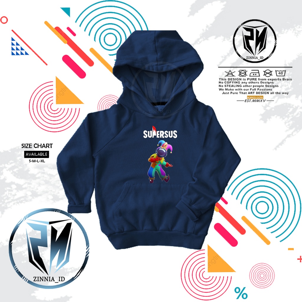 Hoodie Anak Logo Game Super Sus Joker