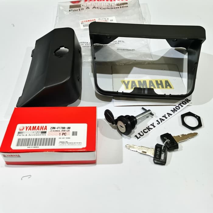 Tool box Toolbox Lid Plus Kunci emblem Yamaha Rx king Rxking Rxk Assy-1